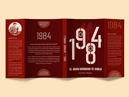 Sobrecubierta del libro 1984
